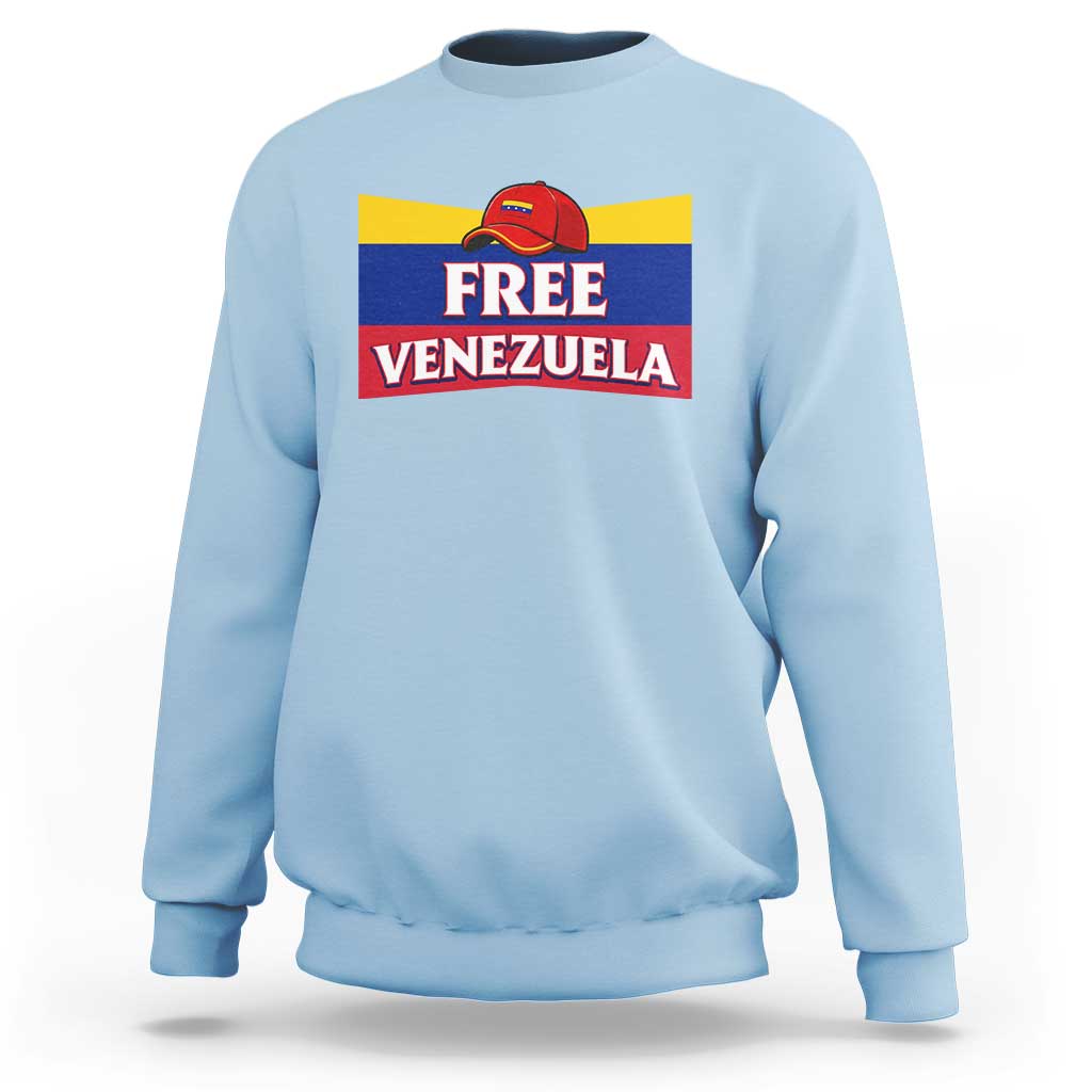 Free Venezuela Flag Patriotic Sweatshirt Venezuela Pride - Wonder Print Shop