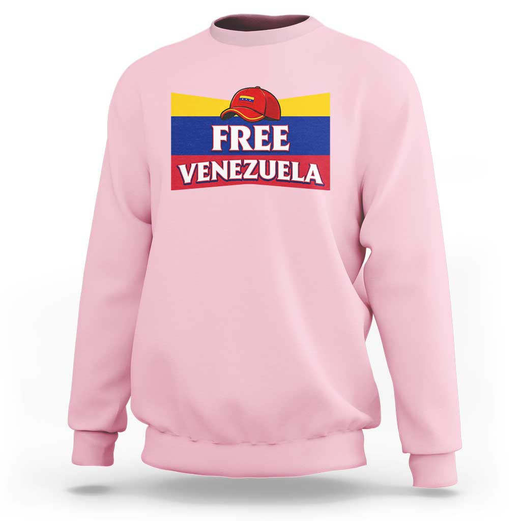 Free Venezuela Flag Patriotic Sweatshirt Venezuela Pride - Wonder Print Shop