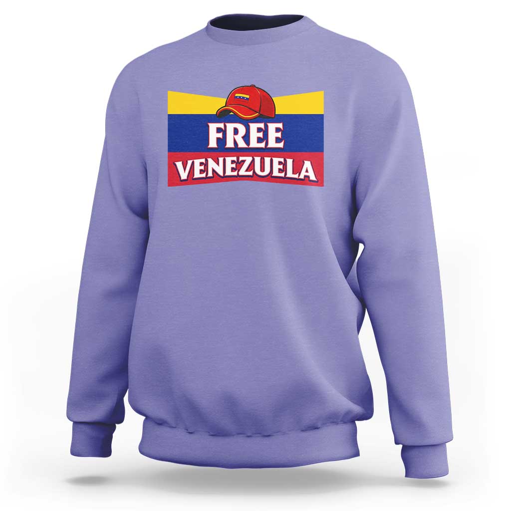 Free Venezuela Flag Patriotic Sweatshirt Venezuela Pride - Wonder Print Shop