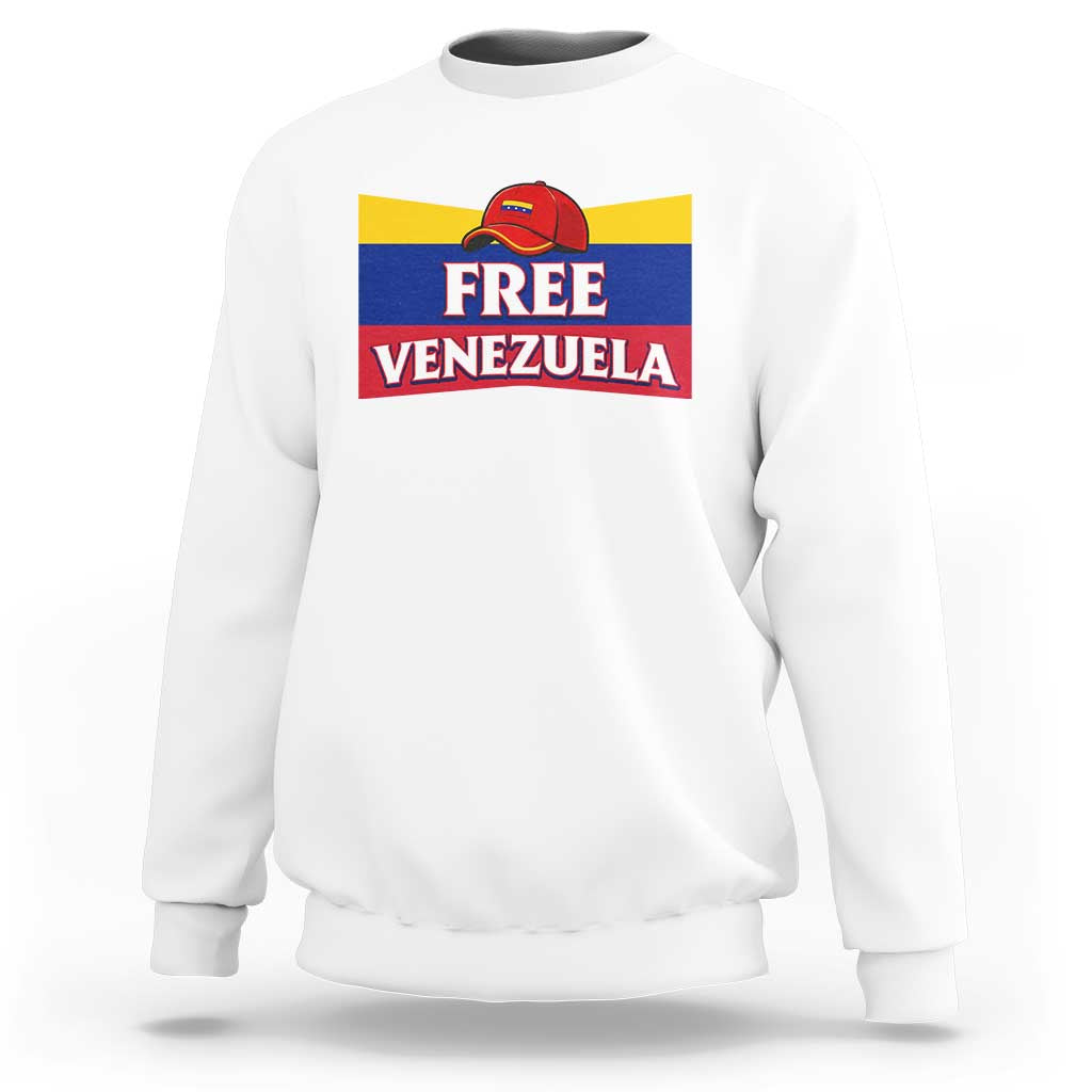 Free Venezuela Flag Patriotic Sweatshirt Venezuela Pride - Wonder Print Shop
