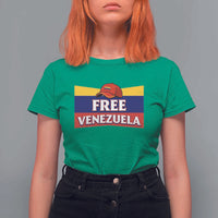 Free Venezuela Flag Patriotic T Shirt For Women Venezuela Pride - Wonder Print Shop