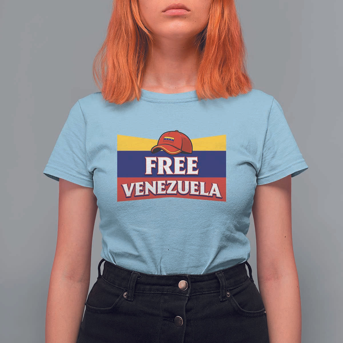 Free Venezuela Flag Patriotic T Shirt For Women Venezuela Pride - Wonder Print Shop