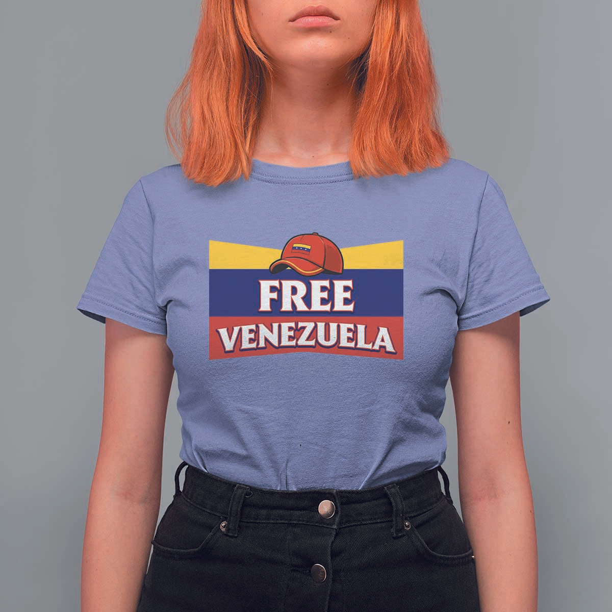 Free Venezuela Flag Patriotic T Shirt For Women Venezuela Pride - Wonder Print Shop