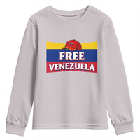 Free Venezuela Flag Patriotic Youth Sweatshirt Venezuela Pride - Wonder Print Shop
