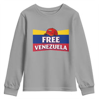 Free Venezuela Flag Patriotic Youth Sweatshirt Venezuela Pride - Wonder Print Shop