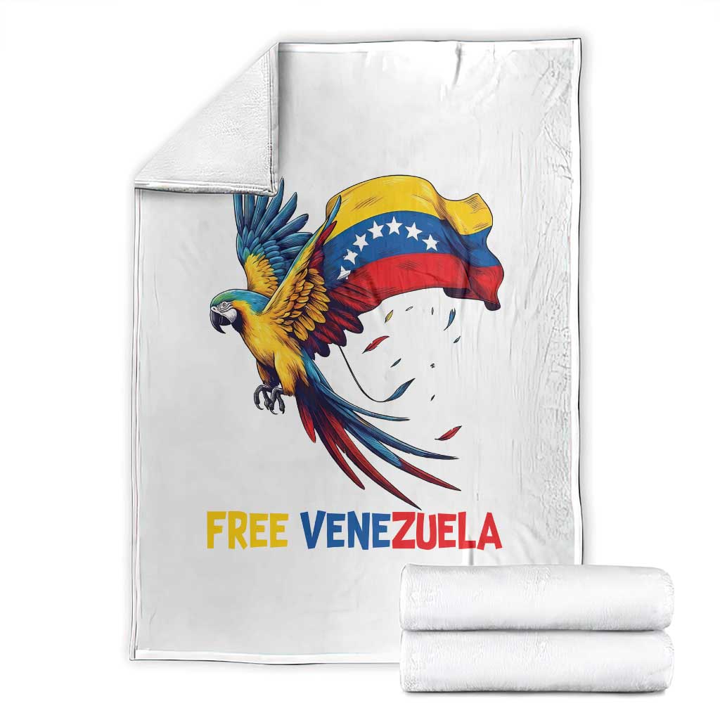 American Venezuela Support Freedom Throw Blanket Venezuelan Free - Wonder Print Shop