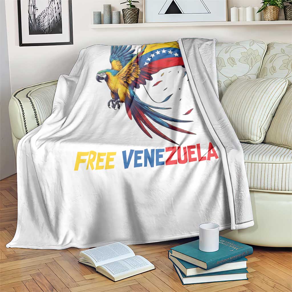 American Venezuela Support Freedom Throw Blanket Venezuelan Free - Wonder Print Shop