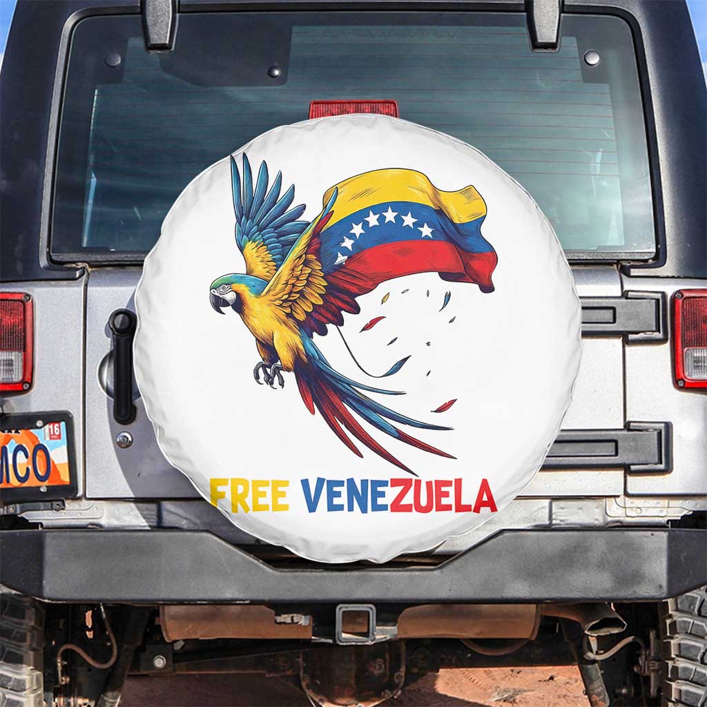 American Venezuela Support Freedom Spare Tire Cover Venezuelan Free - Wonder Print Shop