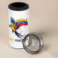American Venezuela Support Freedom 4 in 1 Can Cooler Tumbler Venezuelan Free - Wonder Print Shop