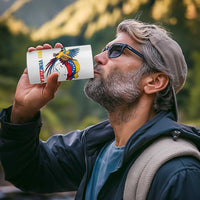 American Venezuela Support Freedom 4 in 1 Can Cooler Tumbler Venezuelan Free - Wonder Print Shop