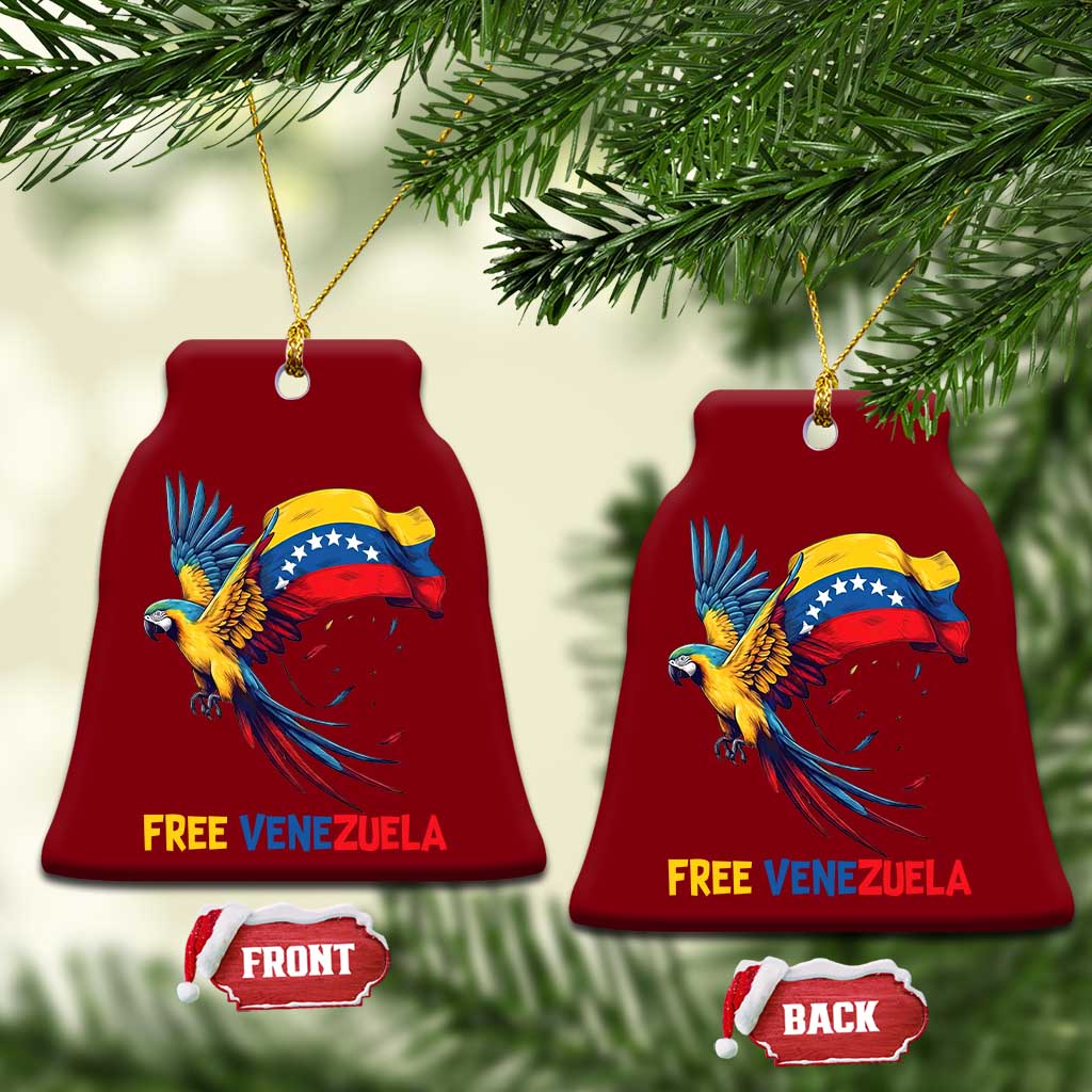 American Venezuela Support Freedom Ceramic Ornament Venezuelan Free - Wonder Print Shop