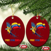 American Venezuela Support Freedom Ceramic Ornament Venezuelan Free - Wonder Print Shop