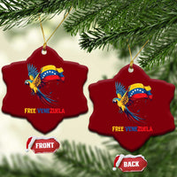 American Venezuela Support Freedom Ceramic Ornament Venezuelan Free - Wonder Print Shop