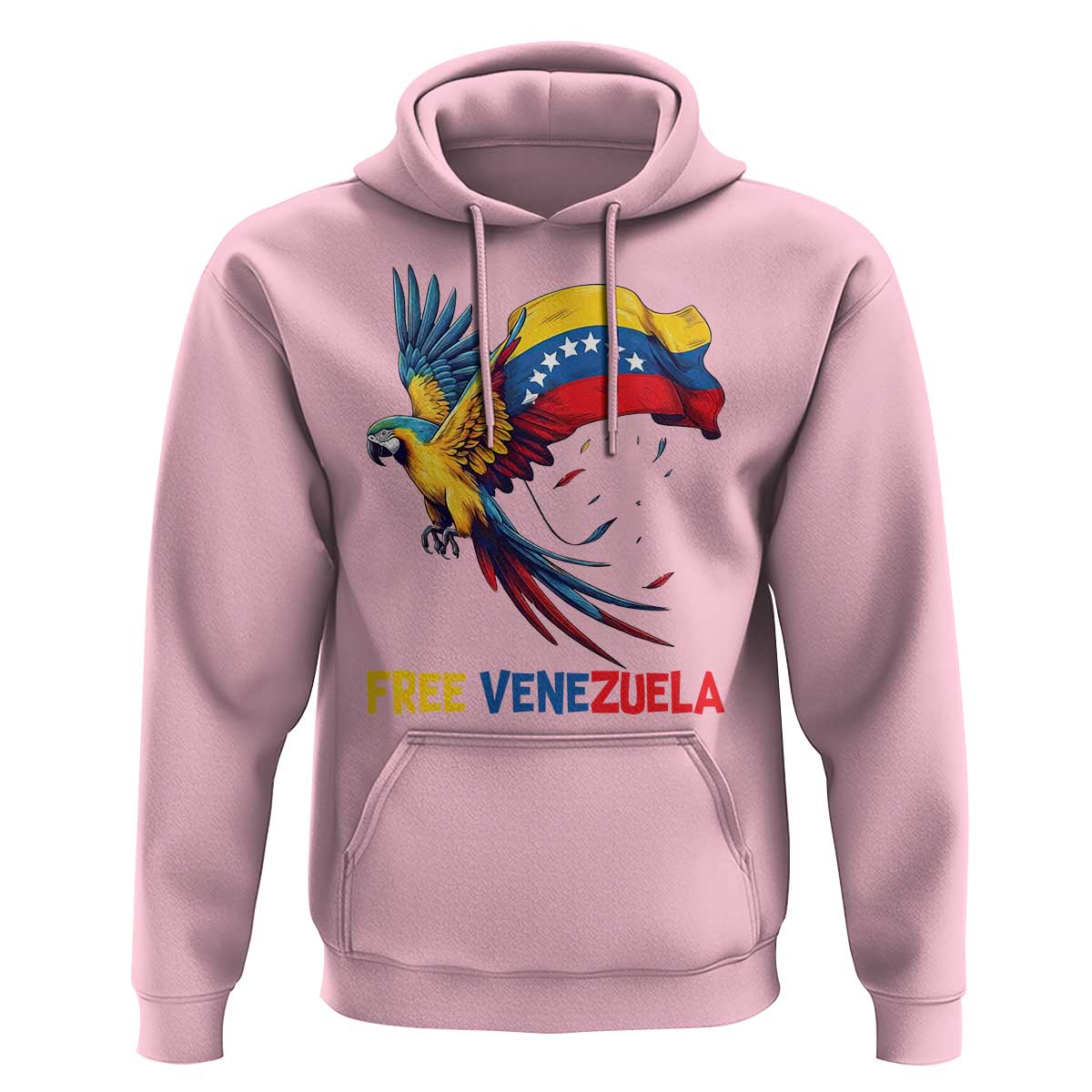 American Venezuela Support Freedom Hoodie Venezuelan Free - Wonder Print Shop