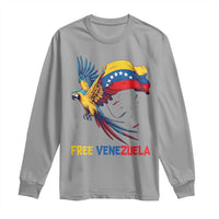 American Venezuela Support Freedom Long Sleeve Shirt Venezuelan Free - Wonder Print Shop