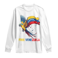 American Venezuela Support Freedom Long Sleeve Shirt Venezuelan Free - Wonder Print Shop