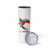 American Venezuela Support Freedom Skinny Tumbler Venezuelan Free - Wonder Print Shop