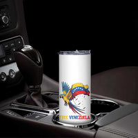 American Venezuela Support Freedom Skinny Tumbler Venezuelan Free - Wonder Print Shop