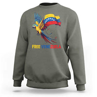 American Venezuela Support Freedom Sweatshirt Venezuelan Free - Wonder Print Shop