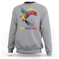 American Venezuela Support Freedom Sweatshirt Venezuelan Free - Wonder Print Shop