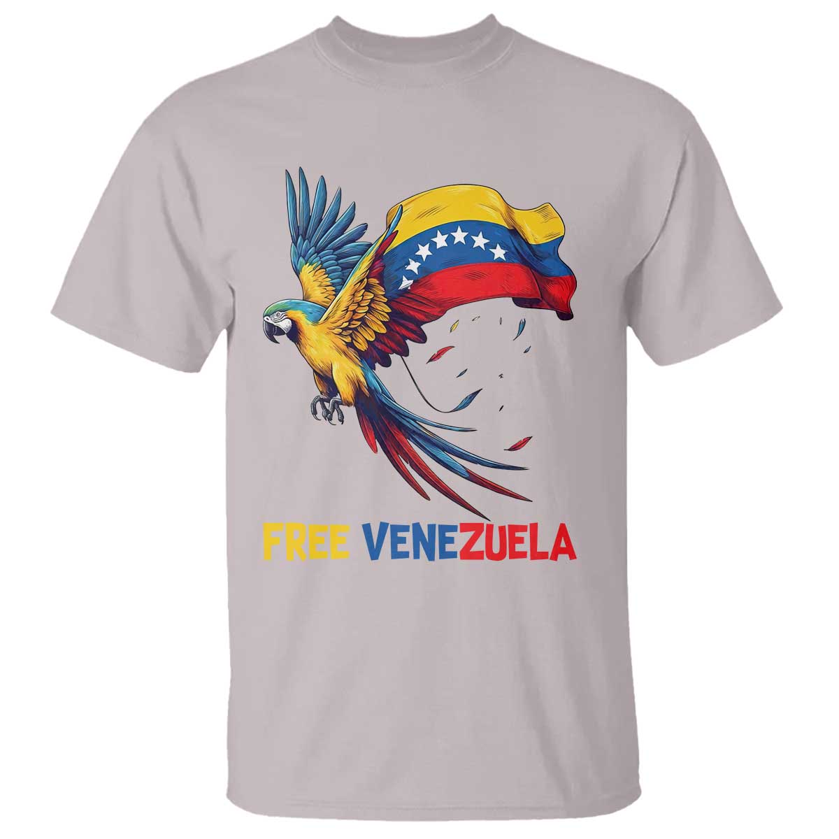 American Venezuela Support Freedom T Shirt Venezuelan Free - Wonder Print Shop