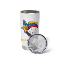 American Venezuela Support Freedom Tumbler Cup Venezuelan Free - Wonder Print Shop