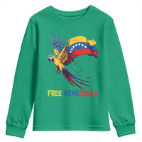 American Venezuela Support Freedom Youth Sweatshirt Venezuelan Free - Wonder Print Shop