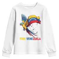 American Venezuela Support Freedom Youth Sweatshirt Venezuelan Free - Wonder Print Shop