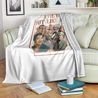 They Not Like Us Throw Blanket African American History Leaders