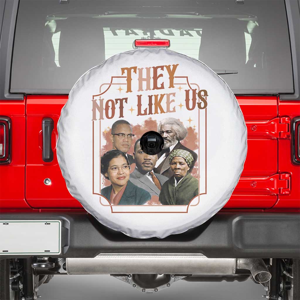 They Not Like Us Spare Tire Cover African American History Leaders
