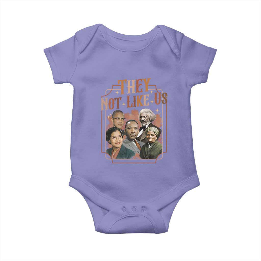 They Not Like Us Baby Onesie African American History Leaders