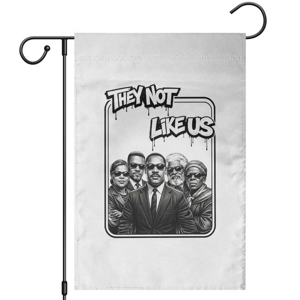 Vintage African American Heroes Garden Flag They Not Like Us