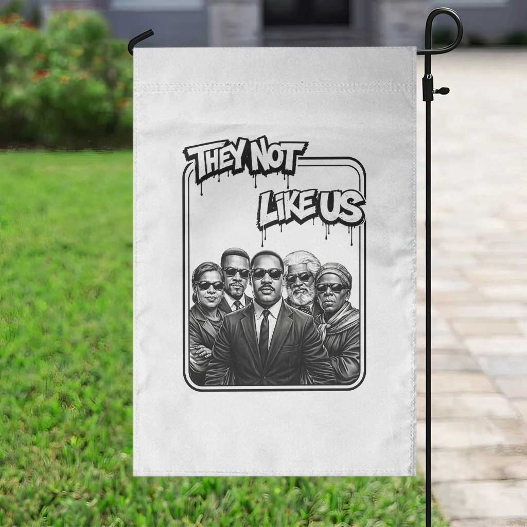 Vintage African American Heroes Garden Flag They Not Like Us