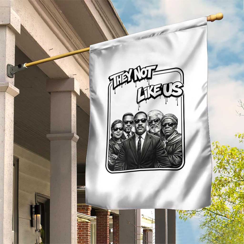 Vintage African American Heroes Garden Flag They Not Like Us