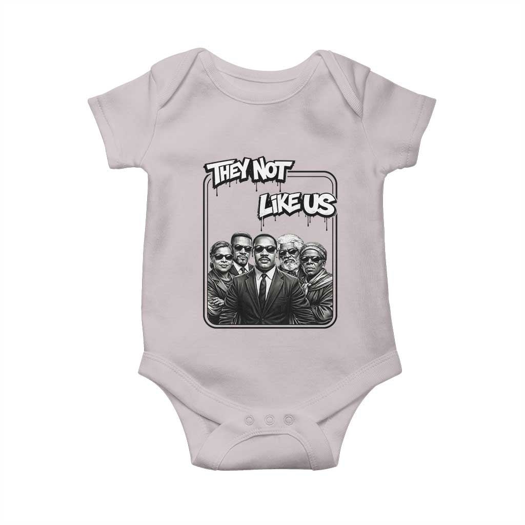 Vintage African American Heroes Baby Onesie They Not Like Us