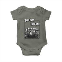 Vintage African American Heroes Baby Onesie They Not Like Us