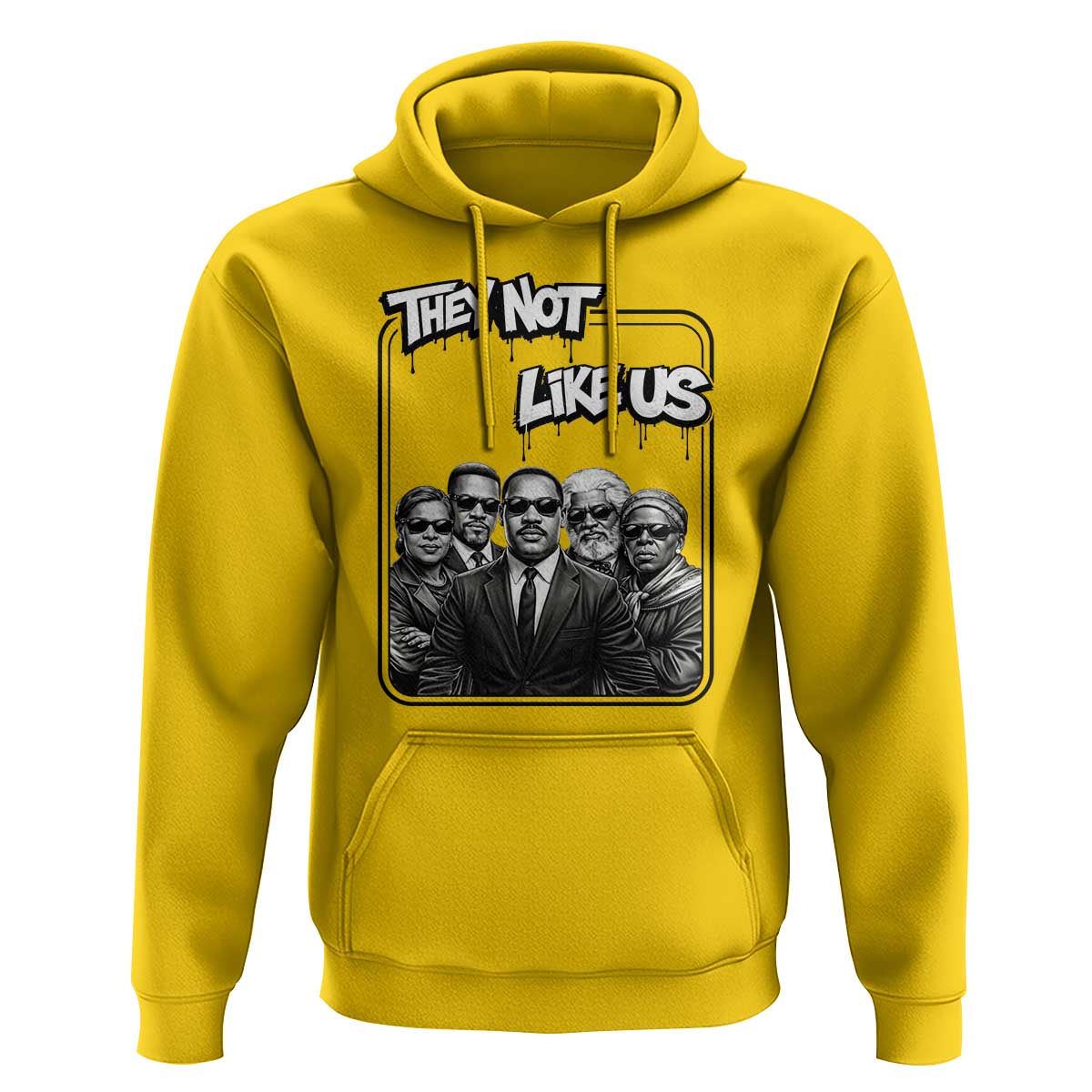 Vintage African American Heroes Hoodie They Not Like Us