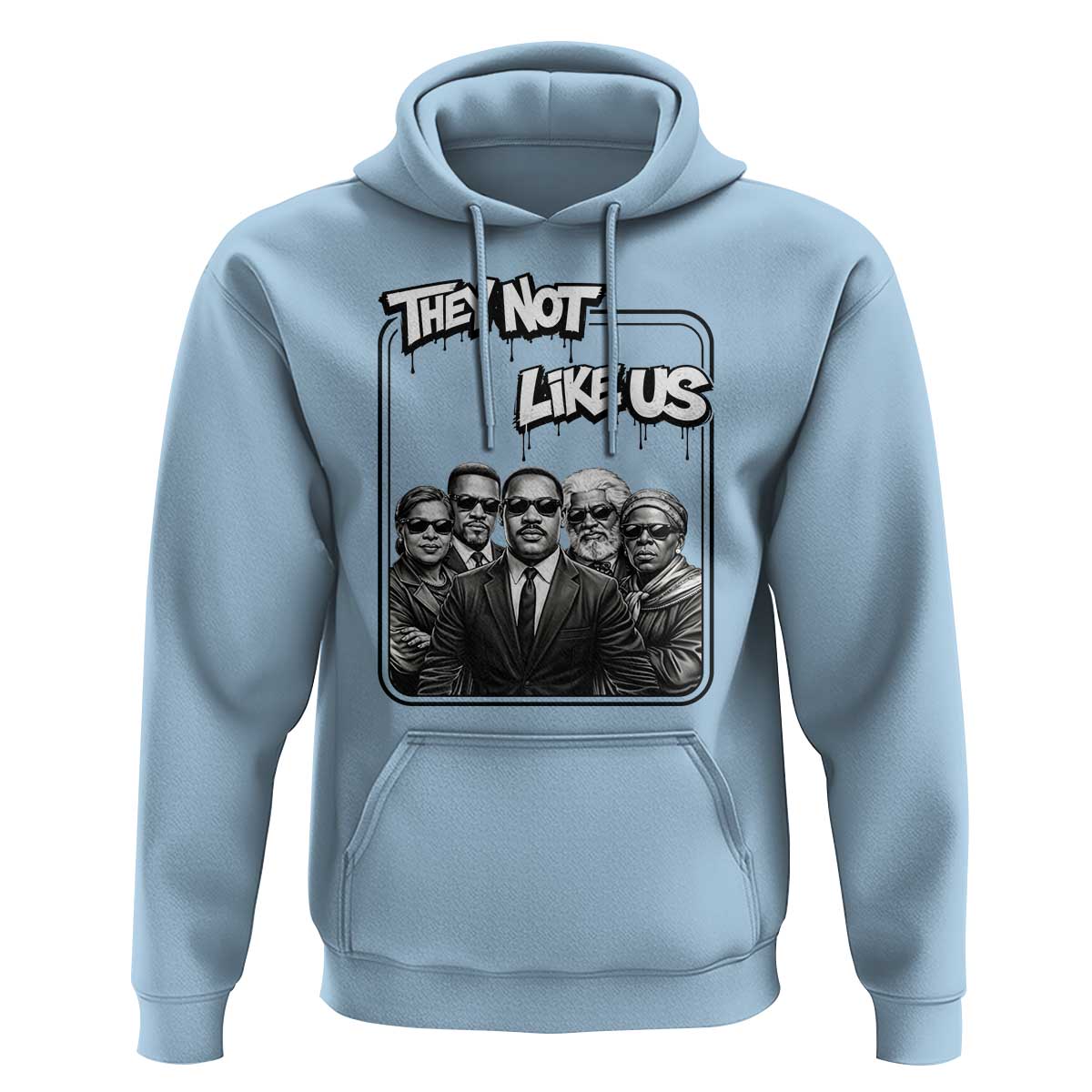 Vintage African American Heroes Hoodie They Not Like Us