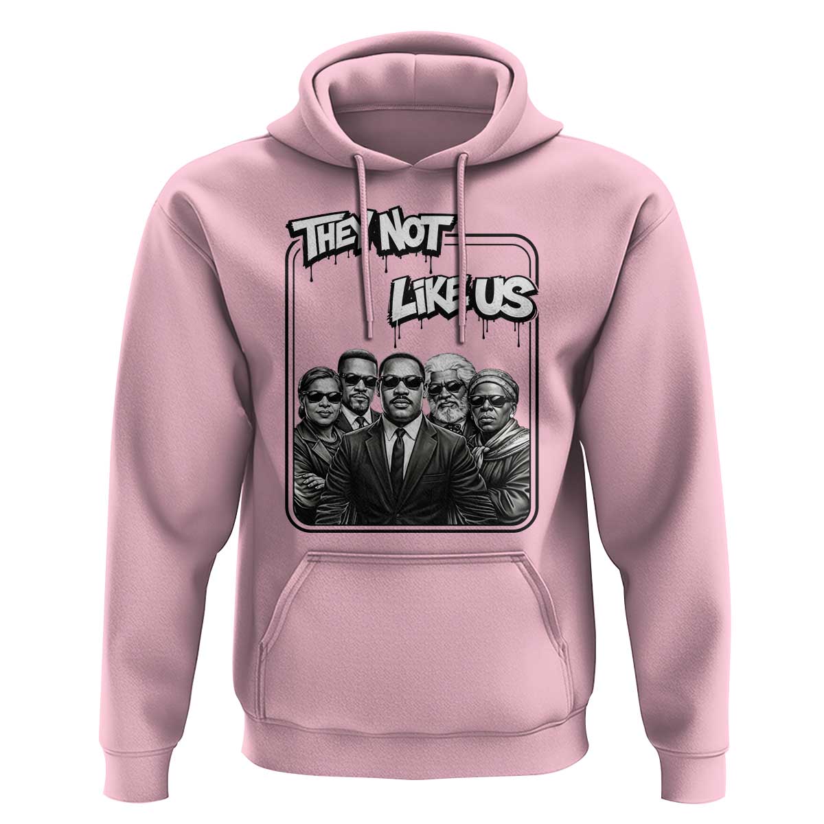 Vintage African American Heroes Hoodie They Not Like Us