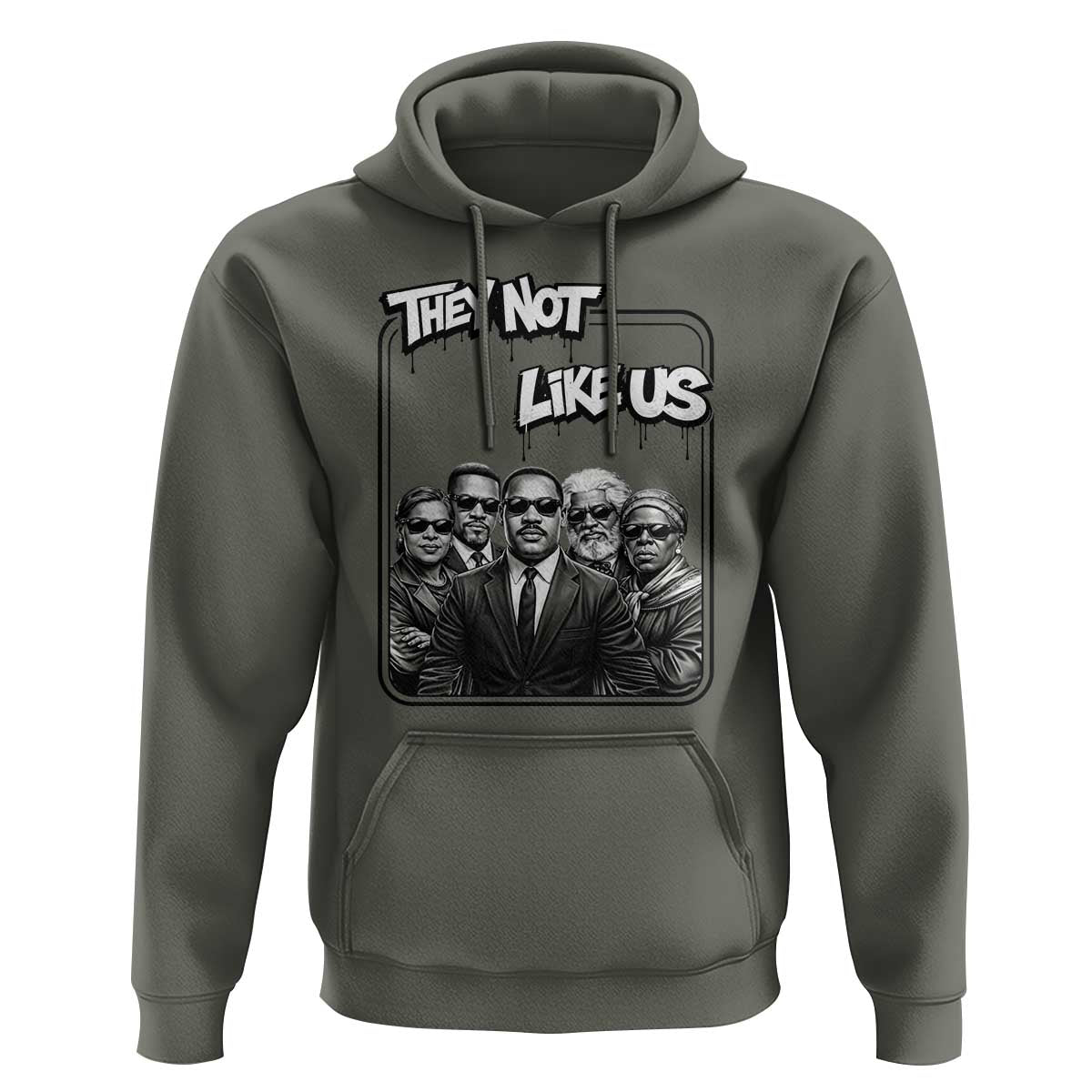Vintage African American Heroes Hoodie They Not Like Us