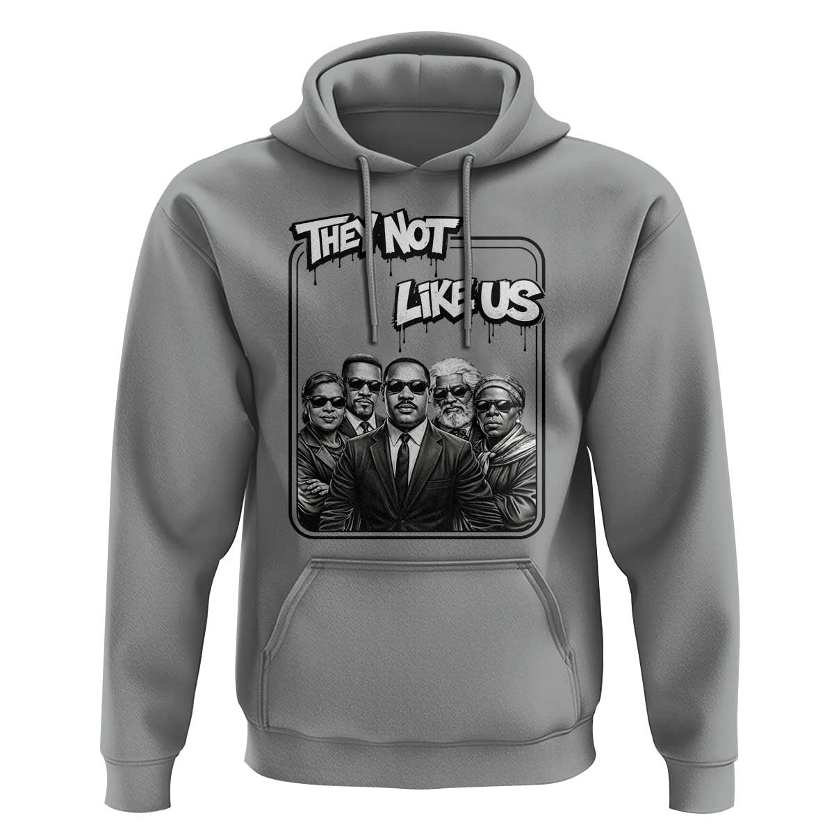 Vintage African American Heroes Hoodie They Not Like Us
