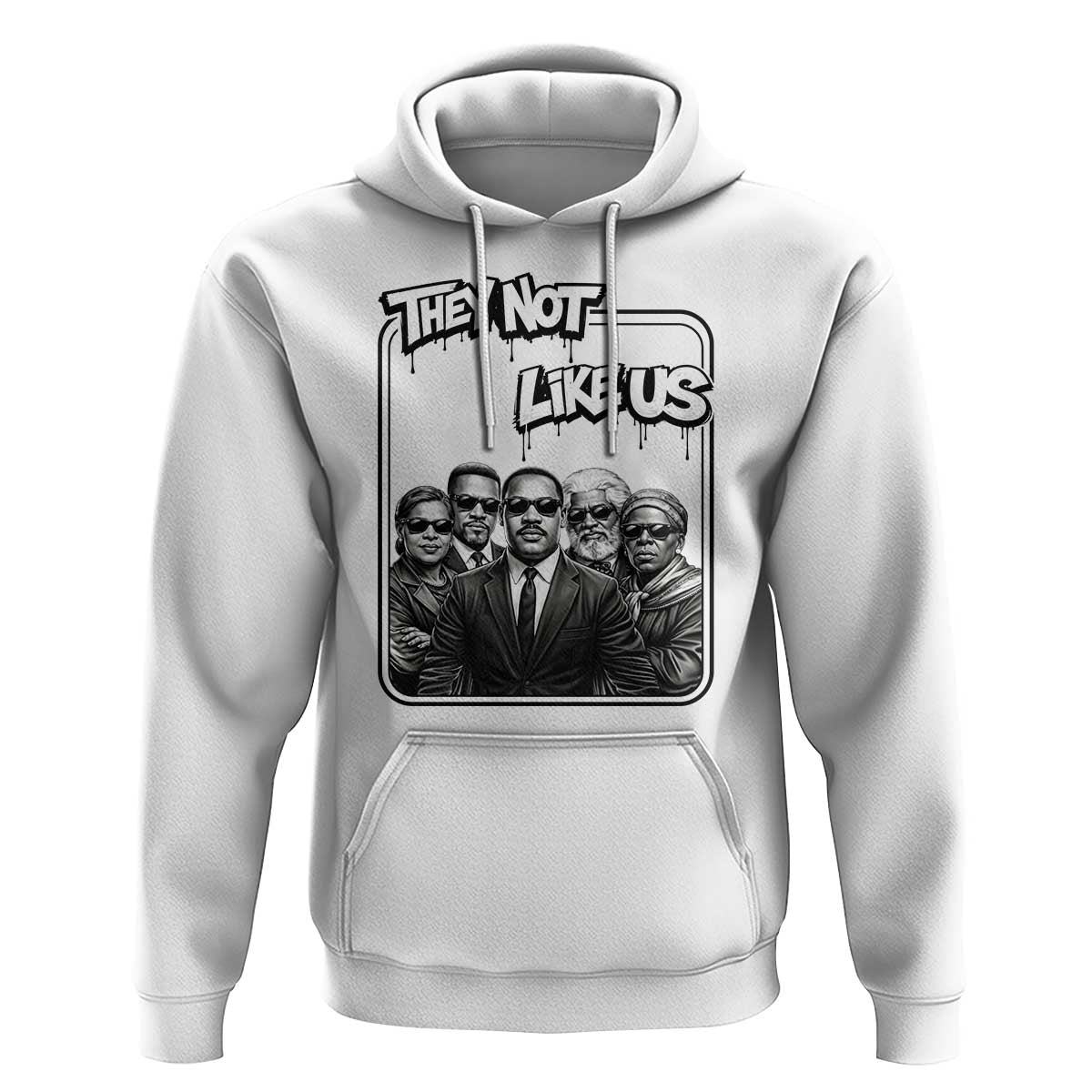 Vintage African American Heroes Hoodie They Not Like Us