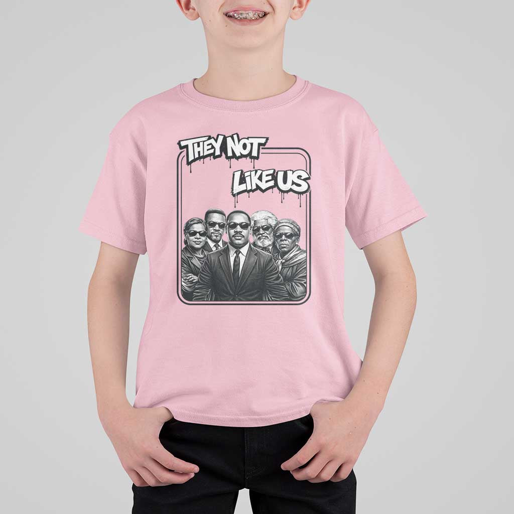 Vintage African American Heroes T Shirt For Kid They Not Like Us