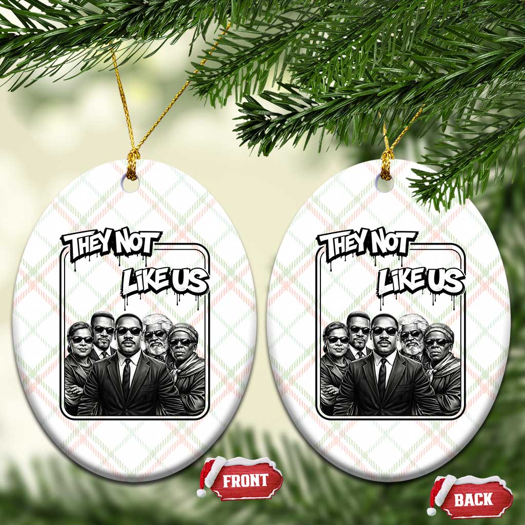 Vintage African American Heroes Ceramic Ornament They Not Like Us