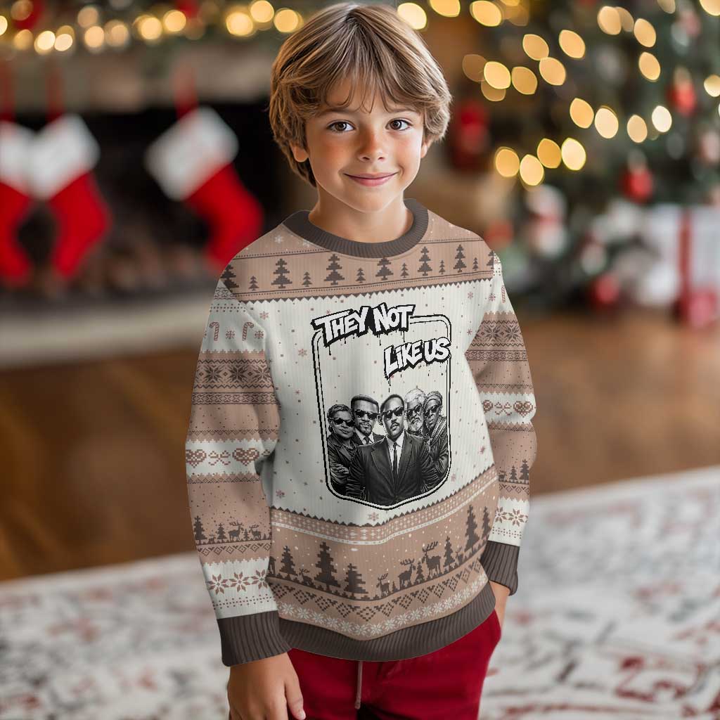 Vintage African American Heroes Ugly Christmas Sweater They Not Like Us