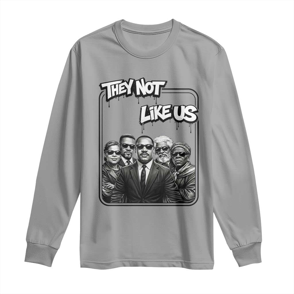 Vintage African American Heroes Long Sleeve Shirt They Not Like Us