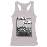 Vintage African American Heroes Racerback Tank Top They Not Like Us