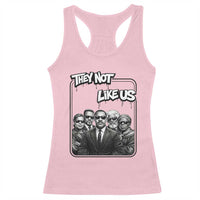 Vintage African American Heroes Racerback Tank Top They Not Like Us