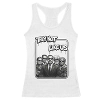 Vintage African American Heroes Racerback Tank Top They Not Like Us