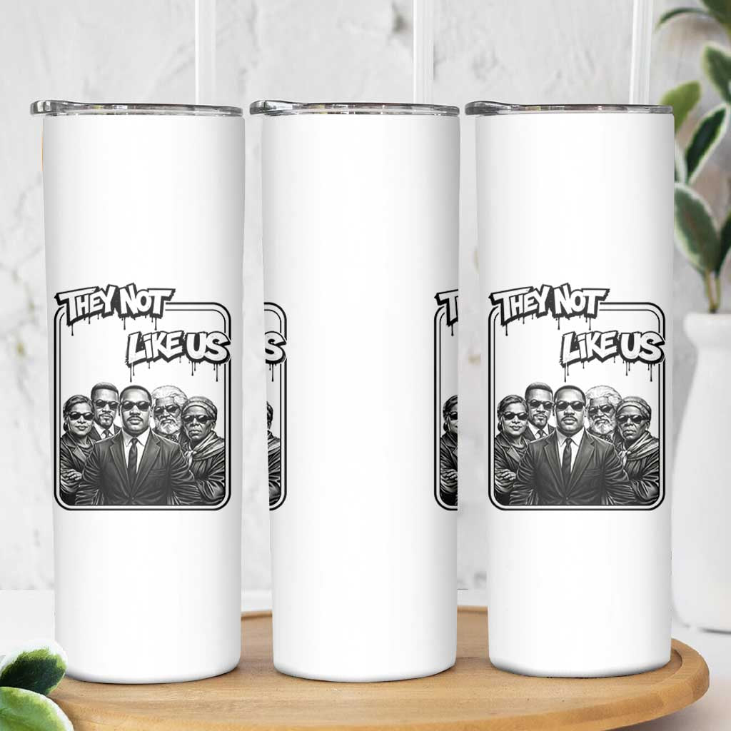Vintage African American Heroes Skinny Tumbler They Not Like Us